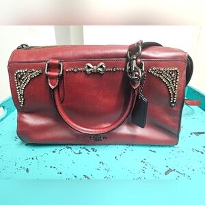 COACH X Selena Gomez Bond Bag With Crystal Embellishment